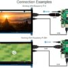 7inch HDMI LCD 1024×600 Capacitive Touch Screen IPS Display for All Rev Raspberry Pi 4B/3B+/3B/2B/A+/Zero,BeagleBone Black Windows 10/8.1/8/7