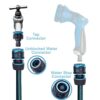 Aqua Flow Hose Pipe Connector Set - Premium 5-in-1 Hose Connecter Ideal for Universal 1/2" UK Hose Pipes, Made from Durable ABS Plastic, Quick Co