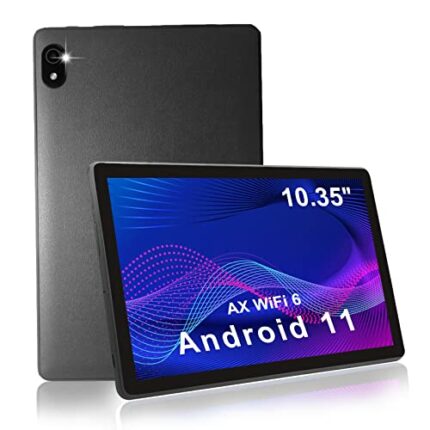 CWOWDEFU Tablet 10.35 inch Android 11 Tablets with 5G WiFi+WiFi6,3GB RAM 32GB ROM,1332x800 IPS HD+ Display,GMS,6000mA Battery,Quad-Core,5MP+8MP C