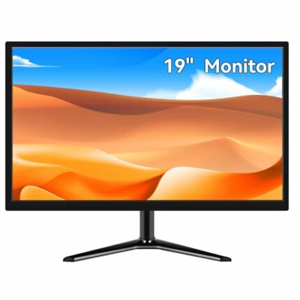 PC Screen 19 Inch Computer Monitor, Dual Built-in Speakers, VESA, 60Hz, 1440x900 Business Display with HDMI and VGA Ports, Low-blue Light, 170° W