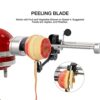 Bestand Spiralizer Attachment Compatible with KitchenAid Stand Mixer, Comes with Peel, Core and Slice, Vegetable Slicer (Not KitchenAid Brand Spi