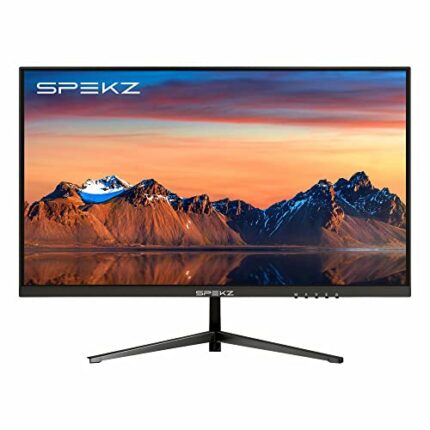 SPEKZ 24 Inch Computer Monitor, FHD PC Monitors 1920 x 1080p IPS Display 75Hz, HDMI, VGA, 5ms Response Time, 75 x 75 mm Mountable, Frameless (EM-