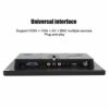 10.1 inch HDMI LCD Monitor, Portable 1080P TFT LCD Full HD 16:9 Widescreen IPS Monitor, 400cd/m² Display Screen, Support HDMI/VGA/AV/BNC,for Rasp