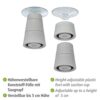 WENKO Feet for Hob Cover Plates Set of 4 - Replacement Feet, PVC, 4.4 x 5 x 4.4 cm, Transparent