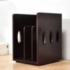 NXYJD File Racks Simple Desk Organizer for Office and Home, Desk Tidy Wood Bookshelf, Desktop Bookshelf Counter Top Bookcase for Book