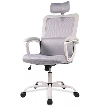 SLNFXC Mesh Office Computer Swivel Desk Task Ergonomic Executive High Back Chair