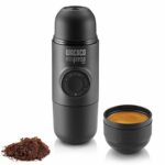 WACACO Minipresso GR, Portable Espresso Machine, Compatible Ground Coffee, Small Travel Coffee Maker, Manually Operated from Piston Action