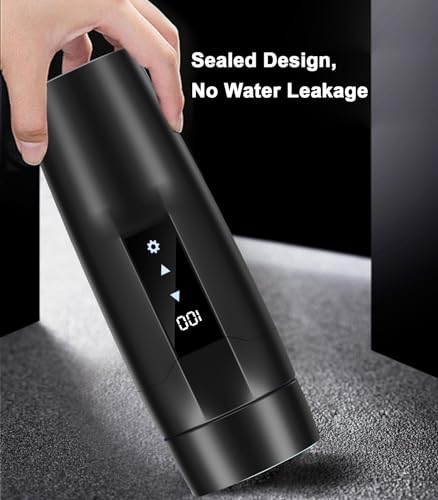 Portable Electric Kettle, 300w Mini Water Heating Cup, 350 Ml Car Heating Cup, Tea Kettle304 Stainless Steel Inner Liner With Automatic Shut Off