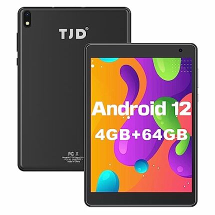 7.5 Inch Android Tablet, Android 12, 2+2GB RAM,64GB ROM, 2MP+8MP Dual Camera,1440 X 1080 IPS Touch Screen,4000mAh,2.4G/5G Wi-Fi, Bluetooth, Googl