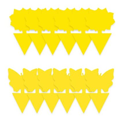 ALLRoad Sticky Trap,Fruit Fly and Gnat Trap Yellow Sticky Bug Traps for Indoor/Outdoor Use - Insect Catcher for White Flies,Mosquitos,Fungus Gnat