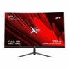 X= XC27WQ 27" VA 1440p 165Hz FreeSync/G-Sync DP HDMI Curved RGB Gaming Monitor with speakers