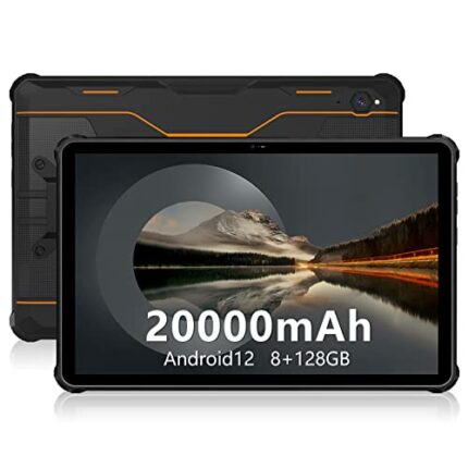 OUKITEL 10 inch Android Tablet, RT2 20000mAh Rugged Tablet Android 12 8GB+128GB Tablet IP68,IP69K Waterproof Tablet 4G LTE Dual SIM+5G WiFi Smart