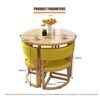 KUKIXO 80cm Small Round Business Negotiation Reception Tables and Chairs CombinationOffice Hotel Picnic Tables Garden Furniture Combination Sets