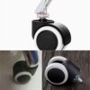 GTYT Office Chair Caster Wheels,Heavy Duty Swivel Chair Caster,PU Castor Set,Universal Fit Replacement,Computer Chair Twin Wheel,Threaded Stem 10
