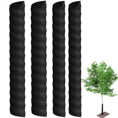 Jorzer Tree Protectors Tree Trunk Protector Thermal Protective Plastic Spiral Tree Guards Tree Wrap Saplings Tree Protectors away from Deer Rabbi