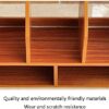 WXJLYZRCXK Desktop Shees Simple Desktop Small Bookshelf Simple Double Storage Box Multi-Function Suitable for Students Home Office Desktop Organi