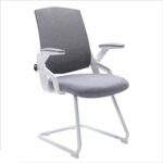 ygqbgy Furniture Mesh Side Reception Chair Office Chair Ergonomic Mesh Mid-Back Computer Desk Chair