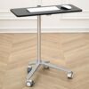 DLOETT Freely Movable Keyboard Tray Laptop Stand Height Adjustable Silent Pulley Movable Table Mouse Pad for Home and Office