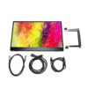 15.6inch Portable Monitor, 1080P FHD IPS Laptop Monitor USB C HDMI Computer Display HDR Eye Care External Screen, Mini Ultra Thin Gaming Monitor