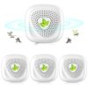 Ultrasonic Pest Repeller Insect Repellent, Efficient Repelling Spider, Mosquitoes, Mouse, Cockroach and Other Rodents, 100% Safe (4 Packs)