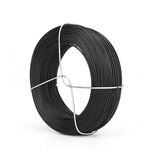 KINGLAKE 1mm Galvanised Garden Wire, 35 Meters Plant Twist Wire Tie Vine Wire Metal Fencing Wire for Training Climbing Plants, Crafts, Modelling,