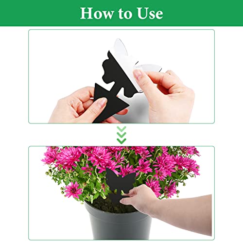 24pcs Fruit Fly Trap, Sticky Fruit Fly and Fungus Gnat Trap, Dual-Sided Fruit Fly Trap Bug Catcher for Protect Plants and Control Indoor Plant Bu