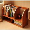 WXJLYZRCXK Desktop Shees Simple Desktop Small Bookshelf Simple Double Storage Box Multi-Function Suitable for Students Home Office Desktop Organi