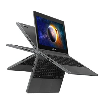 ASUS BR1100 Laptop, 11.6" HD Anti-Glare Touchscreen Display, Intel Celeron N4500, 4GB RAM, 64GB Storage, MIL-STD 810H Durability, TPM 2.0, Window