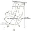 office chair gaming chair computer chair Ergonomic Office Chair,Executive Computer Chair with Padded Armrest and Footrest, Swivel Desk Chair Adju