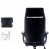 WALNUT Office Chair with Headrest Pillow Adjustable Ergonomic Lift Transfer Home Computer Chair Simple Modern Backrest Stool