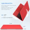 AOCWEI Laptop Computers Win 11 14" 6GB RAM 256GB SSD 1920x1080 FHD Traditional Laptop 2.4G+5G WiFi Bluetooth 4.2 Full Metal Notebook with Wireles