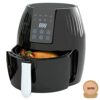 Air Fryer with Rapid Air Circulation,5.5L Digital Touchscreen Air Fryers Oven for Home Use, Preheat ,Timing and Fully Adjustable Temperature for