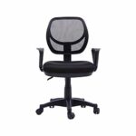 Ygqbgy Round Back Office Chair Staff Student Dormitory Home Arched Computer Chair Mesh Lifting Swivel Chair Backrest Staff Chair