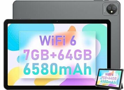 Blackview 10 Inch Tablet Tab8 Tablet, 7GB+64GB /1TB, Android 12, WIFI 6, Google GMS, 13MP+8MP Camera, 6580mAh, 10W Fast Charging, Bluetooth 5.0,