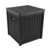 Pure Garden Outdoor Storage Box, 50-Gallon, Gray