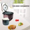 ANJIELO SMART Rice Cooker with Steamer Non- Stick Cooking, High-Temperature Protection, 1.2L One Touch Operation Perfect for 1-2 Person to Cook R