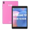 7.5 Inch Android Tablet, Android 12, 2+2GB RAM,64GB ROM, 2MP+8MP Dual Camera,1440 X 1080 IPS Touch Screen,4000mAh,2.4G/5G Wi-Fi, Bluetooth, Googl