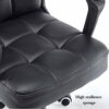 WALNUT Computer Chair Reclining Lunch Break Chair Office Home Comfortable Chair Ergonomic Fixed Armrest (Color : D)