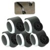 Computer Chair Accessories,Office Chair Casters Wheels Revolving Chair Wheels Replacement Castor Feet for Furniture 5PCS