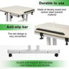 Ejoyous Mobile Computer Tables, Height Adjustable, Cart Mobile Desk, multifunctional mobile podium workstation, workstations office desk with 4 w