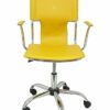 Piqueras and Crespo 214 – Ergonomic Office Chair with Fixed Arms, Adjustable Height and 360 Degree Rotating