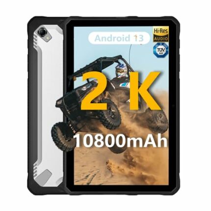 DOOGEE R10 Rugged Tablet 10.36 inch, Android 13 Tablet, 15GB+128GB/TF2TB, Helio G99 Octa-Core, 2000×1200 FHD+IPS, 10800mAh Battery Tablets, 4G Ta