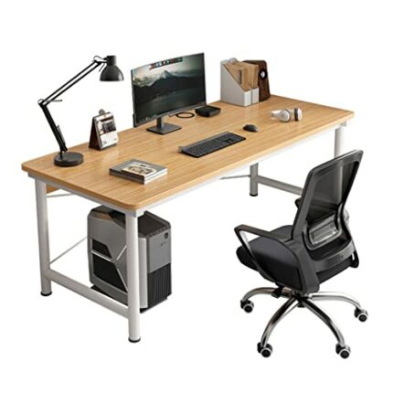 Computer Desk Desktop Home Bedroom Workbench Rental House Desk Student Desk Without Chair (Color : D, Size : 100cm)