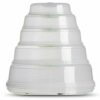 VonShef Microwave Covers for Food, Set of 5 Food Covers with Lids, Microwave & Dishwasher Safe Nesting Storage, Transparent Microwave Plate Cover