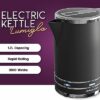 Andrew James Electric Kettle, Matte Black, Fast Boiling, Cordless, Large 1.7L Jug, 3000W, Reusable Filter, Quiet Dry Boil Protection, Modern, Com