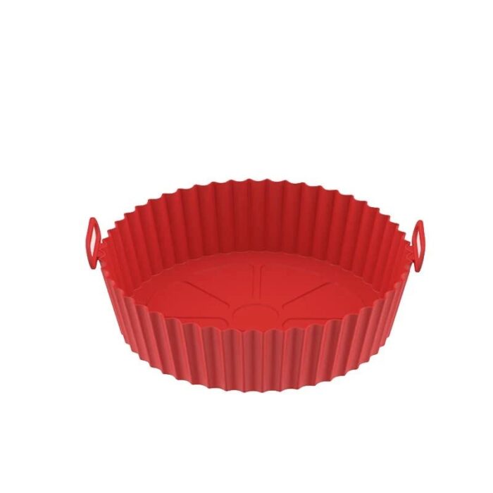 2pcs Air Fryer Silicone Reusable Pot Liner, Great Heat Resistant & Dishwasher Safe, Silicone Air Fryer Accessories, Compatible with Most airfryer