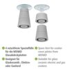 WENKO Feet for Hob Cover Plates Set of 4 - Replacement Feet, PVC, 4.4 x 5 x 4.4 cm, Transparent