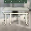 Win Up Time Standing Desk Frame, Electric Stand Up Desk Frame, Height Adjustable Electric Standing Desk Frame, Adjustable Height Desk Frame for H