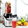 SLHOWOW 2-Pack 16oz/450ml Cup with Sip & Seal Lid,Blender Replacement Parts Compatible with Nutri Ninja 700w/1200w/1500w Series