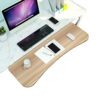 WANGFENG C Clamp-On Keyboard Tray Under Desk, Ergonomic Keyboard Shelf Under Desk Sliding Adjustable Desk Sliding Keyboard for Office Home Typing